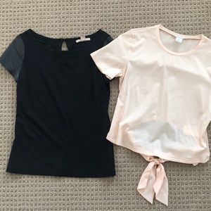2 tops - club Monaco and banana republic